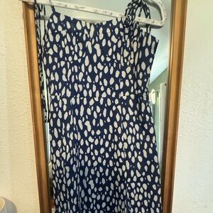 Midi print dress